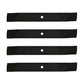 Qty 4: Mulching Mower Blade Fits John Deere Replaces M127129