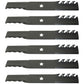 Qty 6: Toothed Mulching Blade  Fits CRAFTSMAN Replaces 917187254