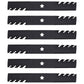 Qty 6: Toothed Mulching Blade  Fits Poulan Replaces 532187254