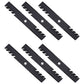 (6) Toothed Mower Blades Fits Poulan Riding Mowers 54" Deck 187255 187254 187256