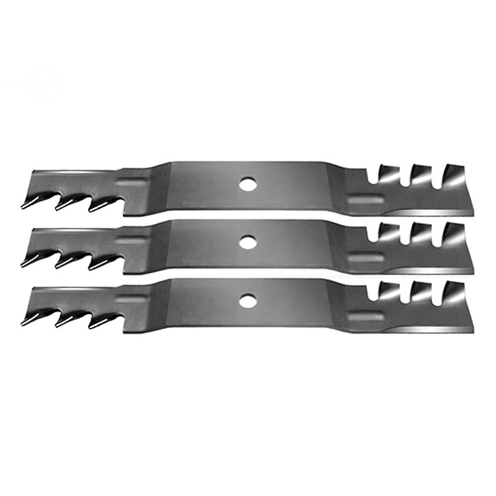 3 Pk Toothed Mulch Blade Fits Exmark 50' Quest 115-5059 115-5062