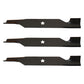 (3) Hi Lift Bagging Mower Blades Fits Husqvarna Riding Mower 54" Deck 532187256