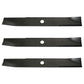 (3) 48'' Mower Blade Set 106637 106078 Fits Toro Wheel Horse