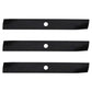 (3) 48'' Mower Blade Set 106637 106078 Fits Toro Wheel Horse