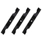 3pk 50" Lawn Mower Blades for Ariens Gravely Zoom ZT50 03971900 03746500
