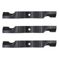 3pk 50" Lawn Mower Blades for Ariens Gravely Zoom ZT50 03971900 03746500