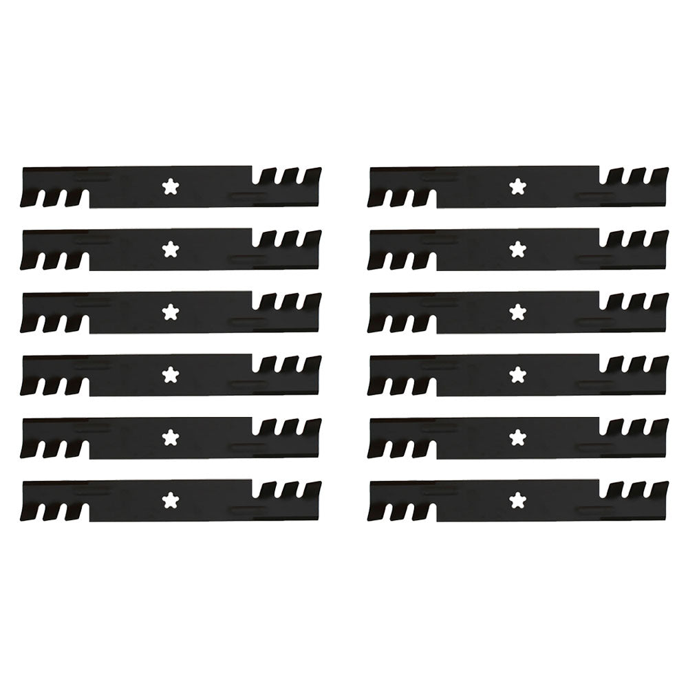 Qty. 12: Mulching Blades
 Fits Husqvarna Replaces 574870801