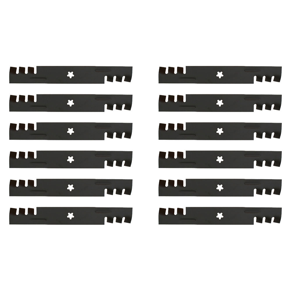 (12) Mulching Blades Fits Husqvarna 52" GT Mowers 574870801 - 575240701