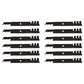 (12) Mulching Blades Fits Husqvarna 52" GT Mowers 574870801 - 575240701