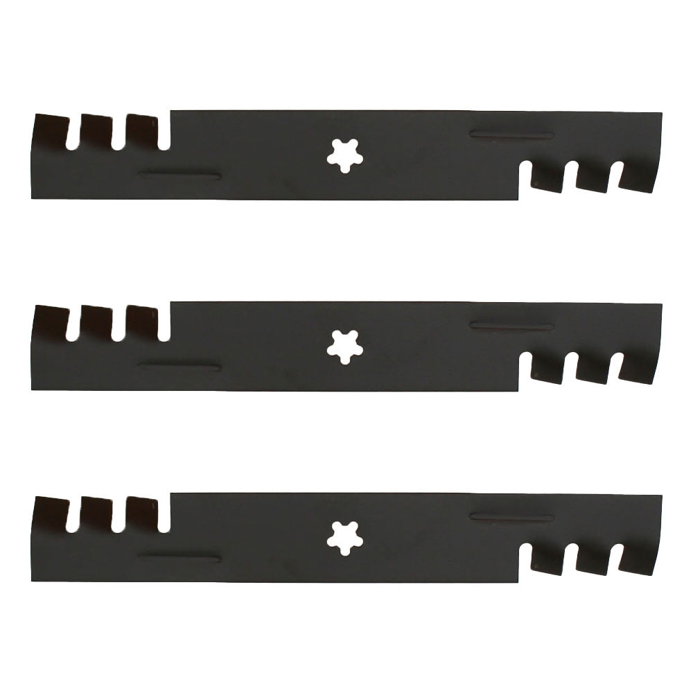 (3) Mulching Blades Fits Husqvarna 52" GT Mowers 574870801 575240701