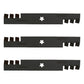 (3) Aftermarket Toothed Mulching Blades Fits Husqvarna 52" 574870801 - 575240701
