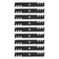 Fits 95-077 Mower Blades 52" Fits Husqvarna 575240701 GT52XLS GTH2752TF 9-Pack