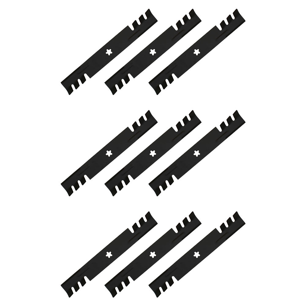 9 Pack Fits Oregon 95-077 Blades For 52" Fits Husqvarna 574870801 575240701 GT