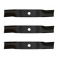 Set of (3) K5576-34350 Replacement 16-1/2" X 57/64" Blades Fits Kubota Models