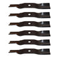 Fits Kubota Riding Lawn Mowers: Several Models (6) Replacement Mower Blades