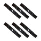 Fits Kubota Riding Lawn Mowers: Several Models (6) Replacement Mower Blades