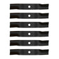 Fits Kubota Riding Lawn Mowers: Several Models (6) Replacement Mower Blades