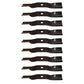 9 New XHT Heavy Duty Blades 48" Decks Fits Kubota K557634350 K5576-34350