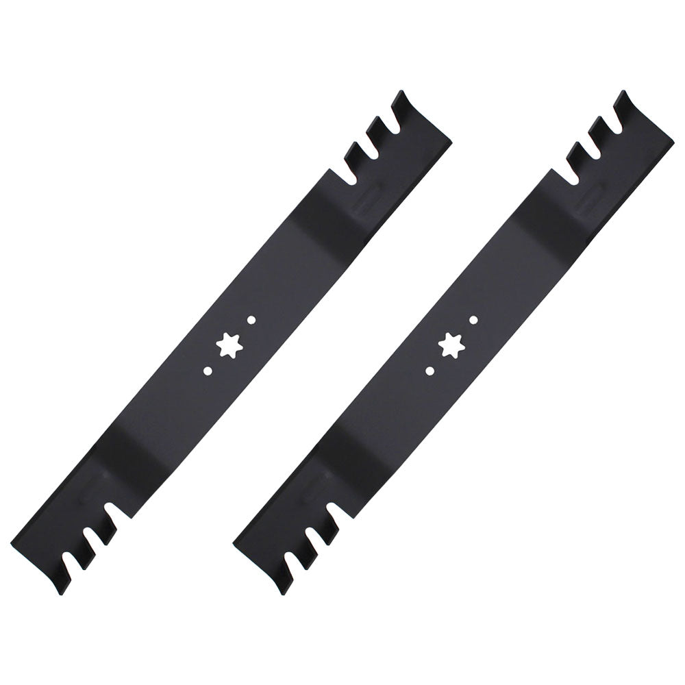 (2) 96-401 Mulching Blade Fits Cub Cadet LTX1 Troy-Bilt Horse XP 46" Deck