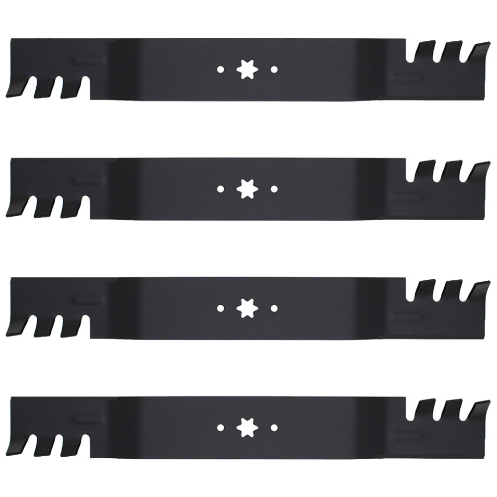 Qty 4: Toothed Blade
 Fits MTD Replaces 742-04244