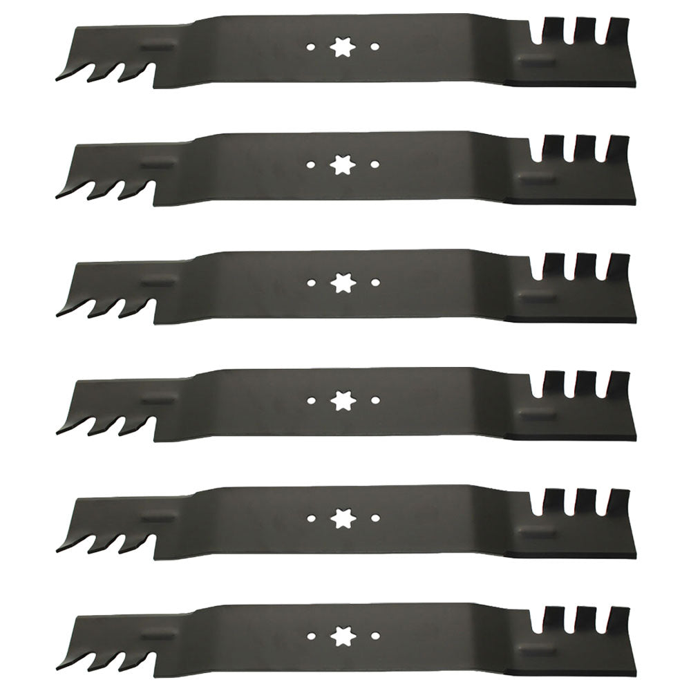 Qty 6: Toothed Blade
 Fits Cub Cadet Replaces 742-04244-Toothed