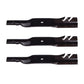Mower Blades 3-pack for 48" Gravely Pro Turn 148 XDZ & ZT HD 396-809(3)