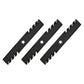 3 Pack 595-087 Mulcher Blade Fits Husqvarna 539113425 48 EZ
