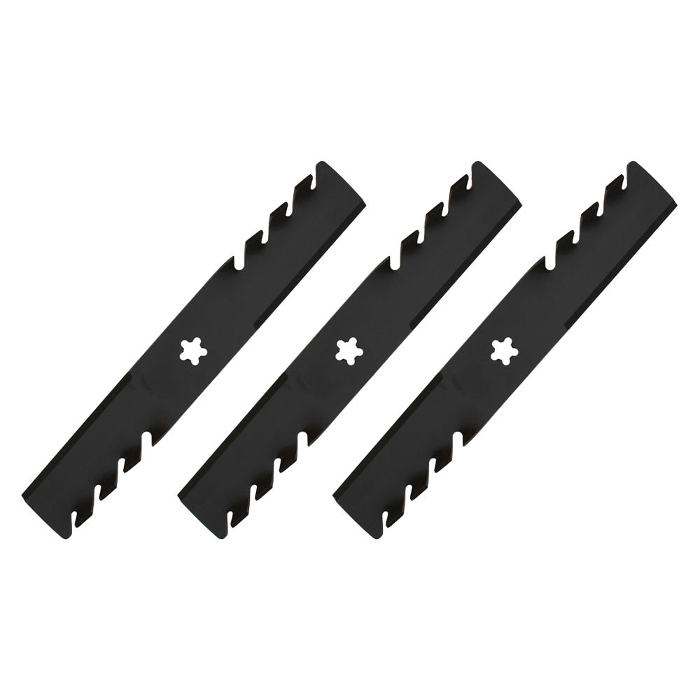 Qty 3: Mulching Blade
 Fits Oregon Replaces 595-087