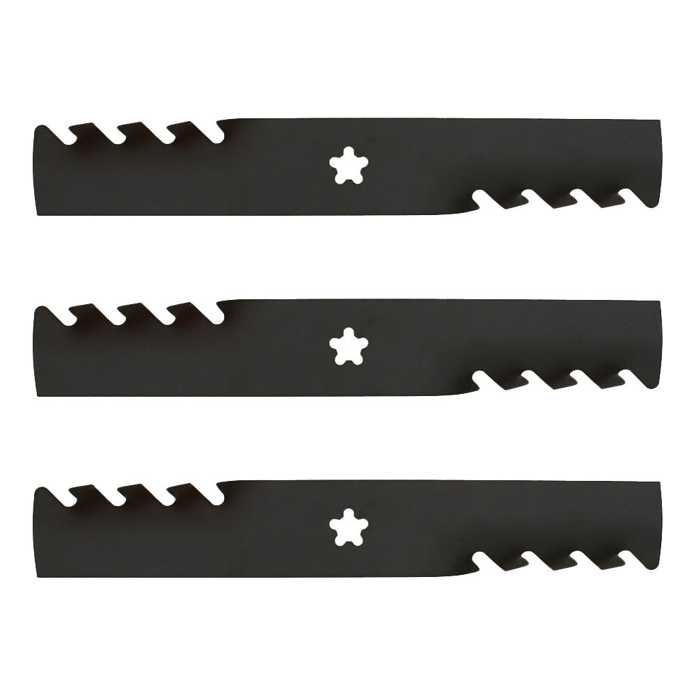Qty 3: Mulching Blade
 Fits Oregon Replaces 595-087