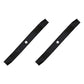 (2) 3 in 1 Mower Blades Fits Husqvarna Riding Mowers 42" Decks Repl. 532139775