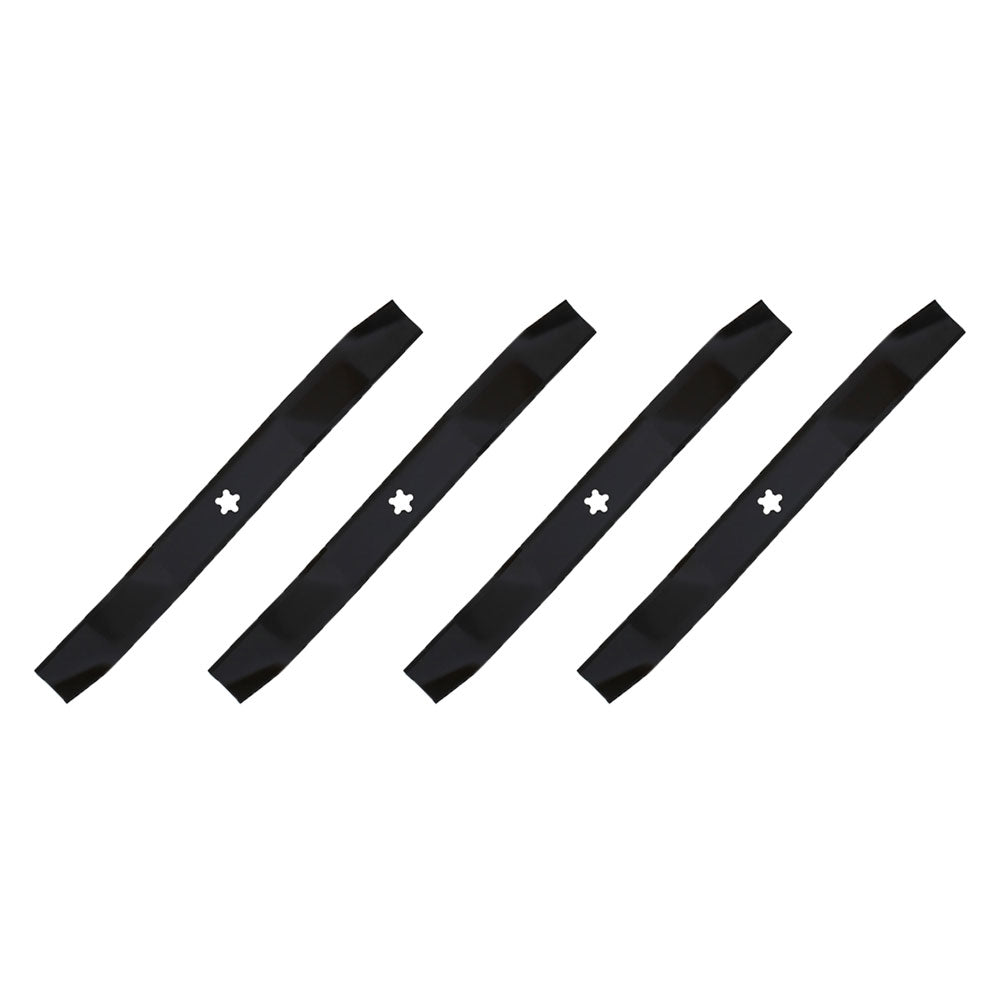Qty 4: Mower Blades
 Fits Mcculloch Replaces 532139775