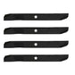 Qty 4: Mower Blades
 Fits Mcculloch Replaces 532139775