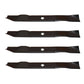 (4) 3 in 1 Lawn Mower Blades Fits Poulan Riding Mowers 42" Decks Repl. 532139775