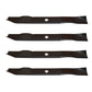 Qty 4: Mower Blades
 Fits Mcculloch Replaces 532139775