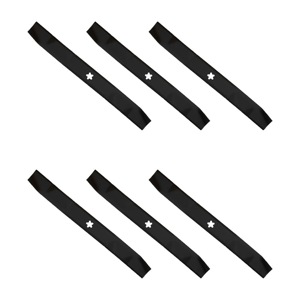 139775 6x Mower Blade Fits AYP Mowers Five Point Star (Requires 2 for 42" Deck)