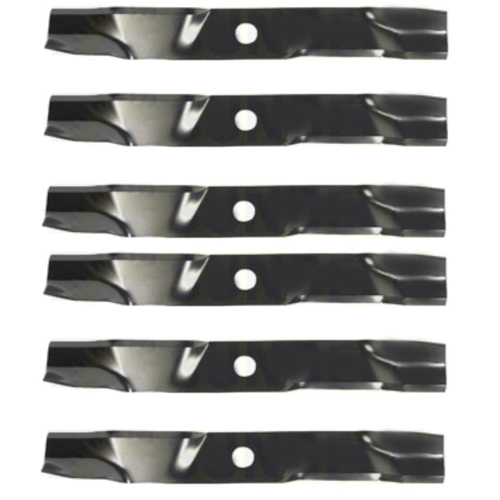 Six (6) New Replacement 18" X 15/16" Mulch Blades Fits Exmark Models 103-6392