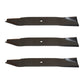 3 Pack Mower Blades Fits Grasshopper 320239 Fits Woods 70104 52" Deck (13463)