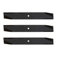 3 Pack Mower Blades Fits Grasshopper 320239 Fits Woods 70104 52" Deck (13463)