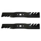 Qty 2: Toothed Mower Blade Fits MTD Replaces 742-04154