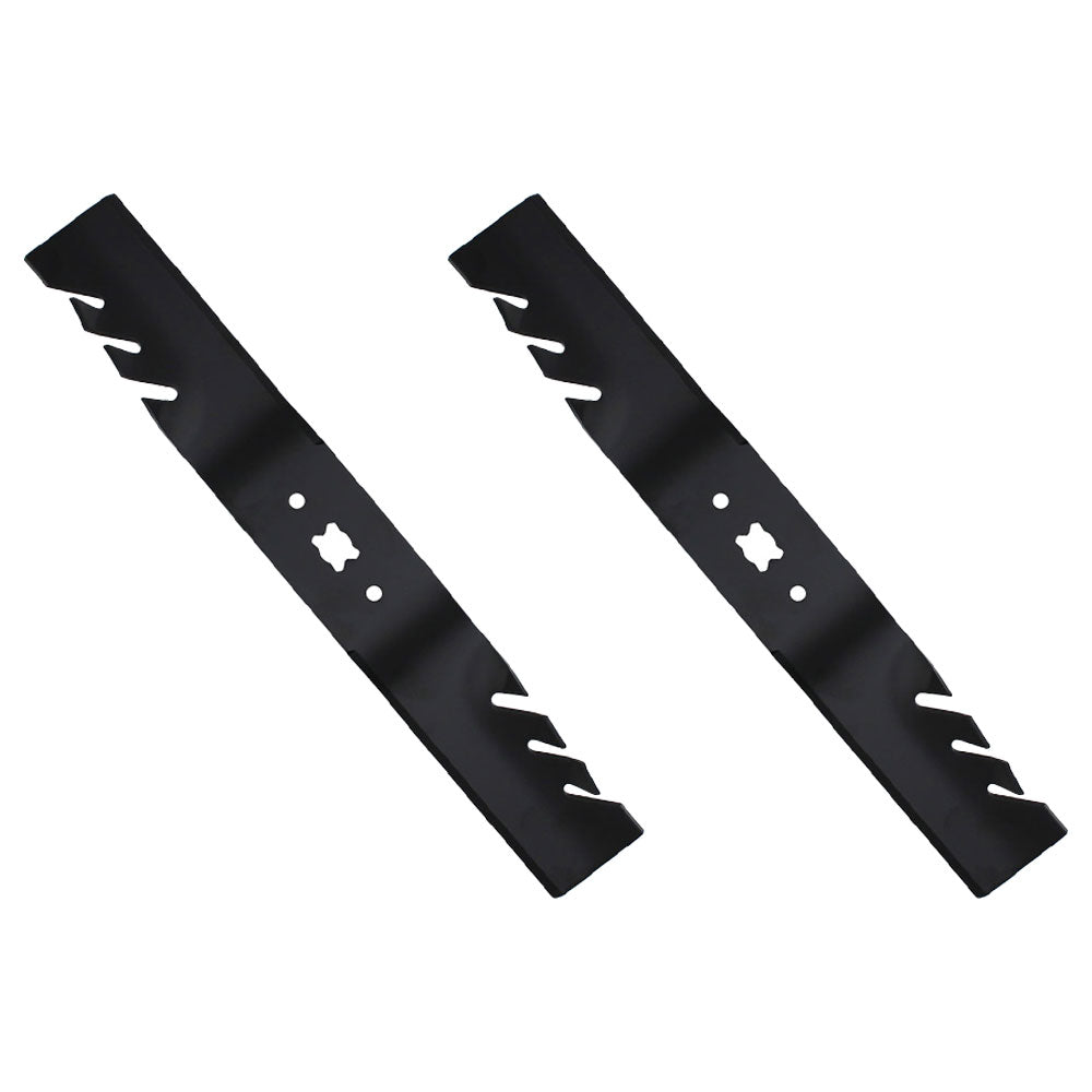 Qty 2: Toothed Mower Blade Fits MTD Replaces 742-04154