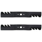 Fits Cub Cadet: 12AE76JU897 (2) Replacement 17-7/8" Lawn Mower Blades 742-04154