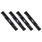 QTY 4: Toothed Mower Blade
 Fits Oregon