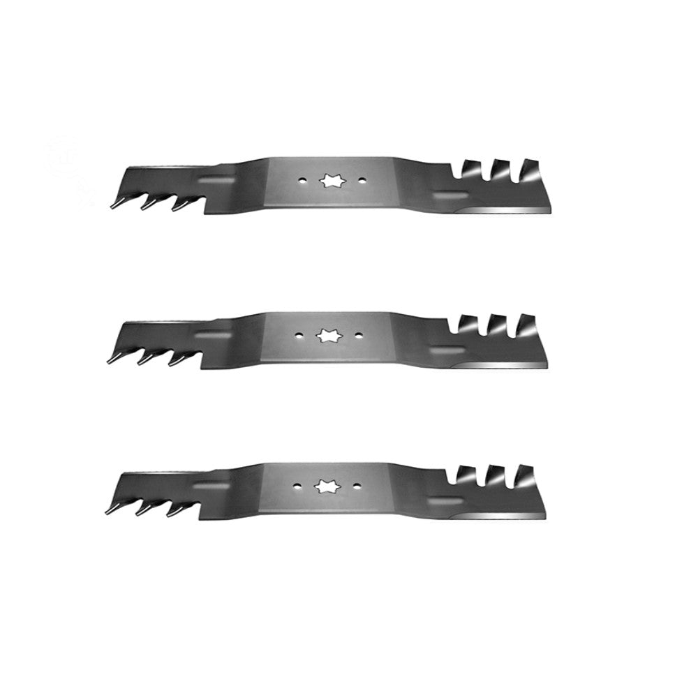 3 Toothed Blades for 54 Deck MTD Fits Toro Fits Cub Cadet Mowers 112-0931 942-06