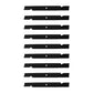 Qty 9: Lawn Mower Blade
 Fits Husqvarna Replaces 105476