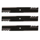Qty 3: Mower Mulcher Blade Fits Hustler Replaces 794230