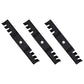 (3) Toothed Mulching Blade Fits John Deere Mower F620 F510 F710 LX172 AM115442
