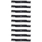 9PK of 21" x 5/8" Wavy Mulching Blade (2) Blades- 42"cut & (3) Blades - 61" cut