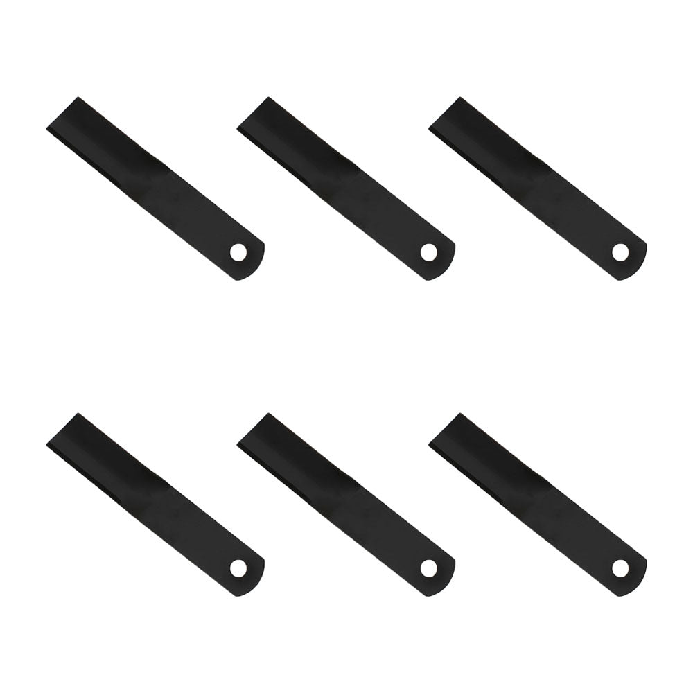Set of 6 Blades Fits Woods RM90 RM990 P990 90" Grooming Finish Mower # 24590KT
