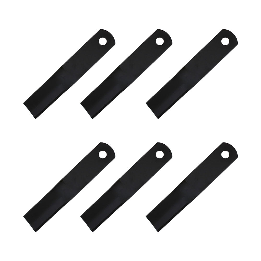 Set of 6 Blades Fits Woods RM90 RM990 P990 90" Grooming Finish Mower # 24590KT