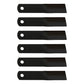Set of 6 Blades Fits Woods RM90 RM990 P990 90" Grooming Finish Mower # 24590KT